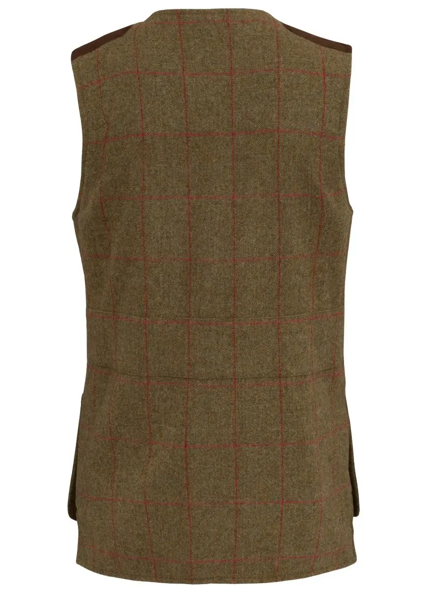 ALAN PAINE Combrook Mens Shooting Waistcoat - Sage - Image 3