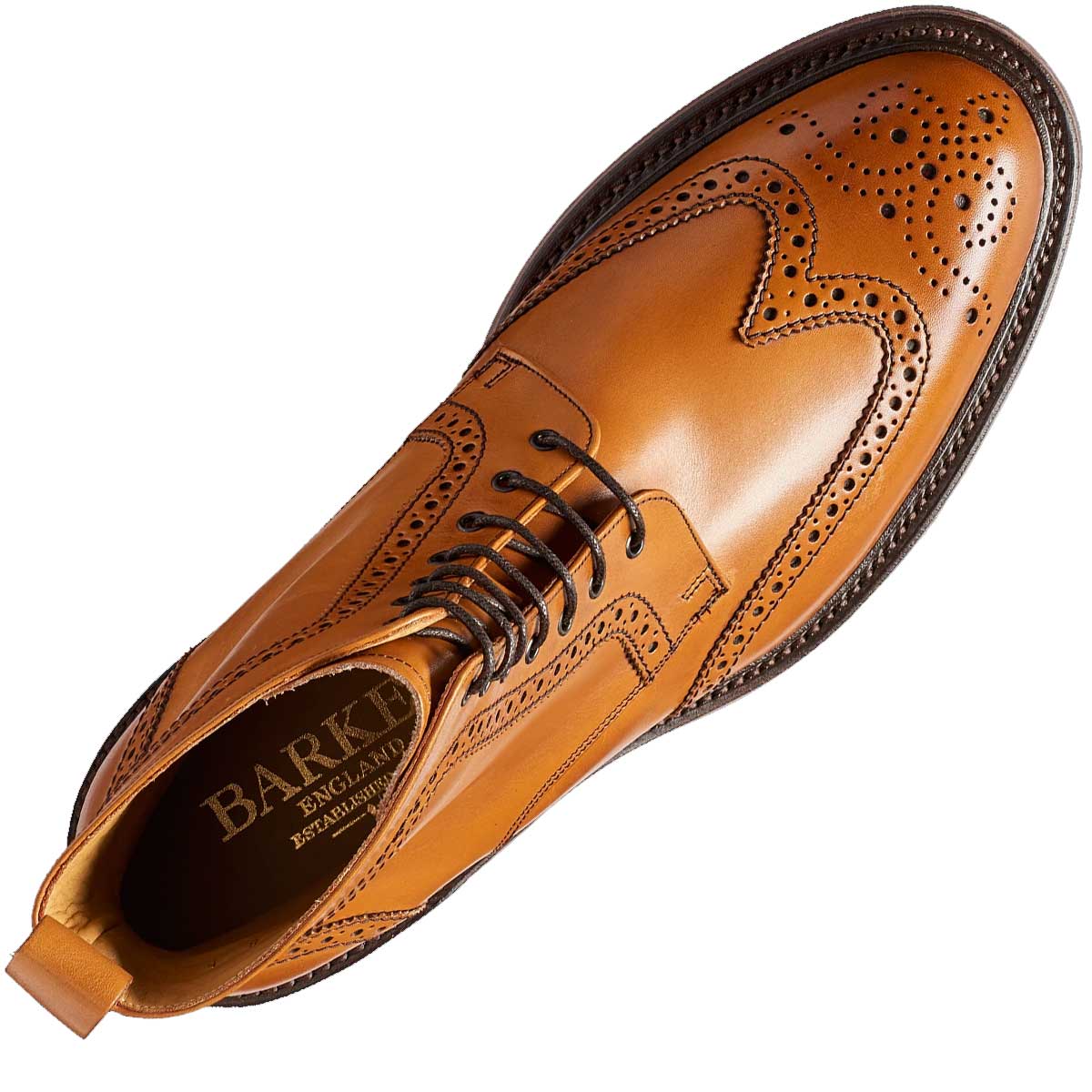 BARKER Calder Boots - Mens - Cedar Calf - Image 3