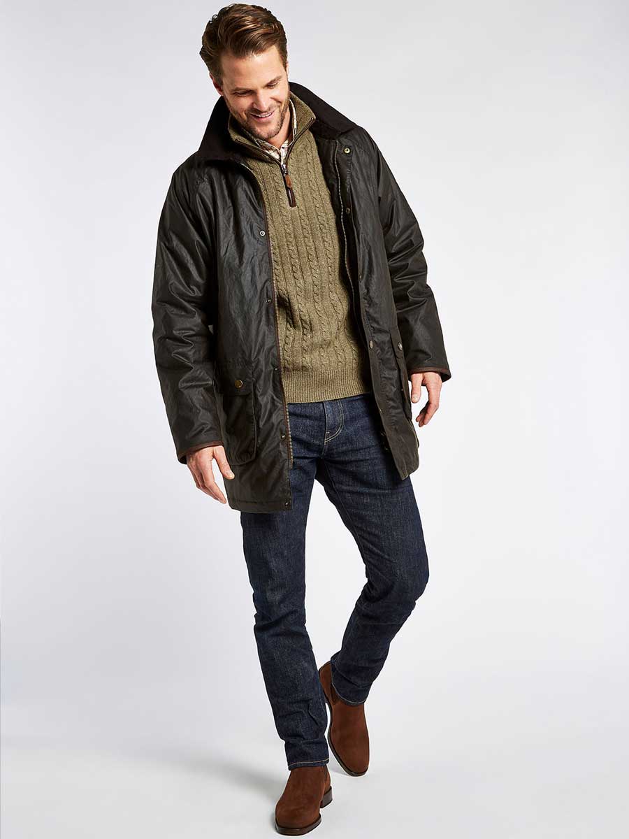 DUBARRY Brunswick Wax Jacket - Mens - Verdigris - Image 6