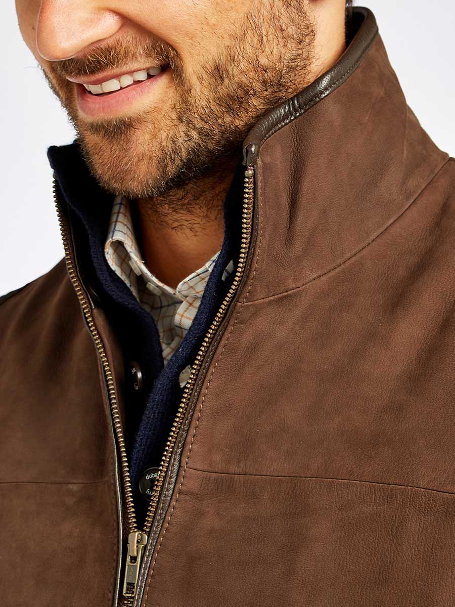 DUBARRY Dunhill Leather Gilet - Mens - Walnut - Image 13