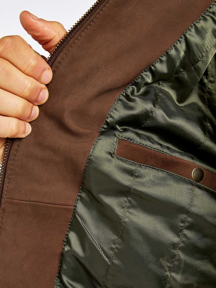 DUBARRY Dunhill Leather Gilet - Mens - Walnut - Image 14