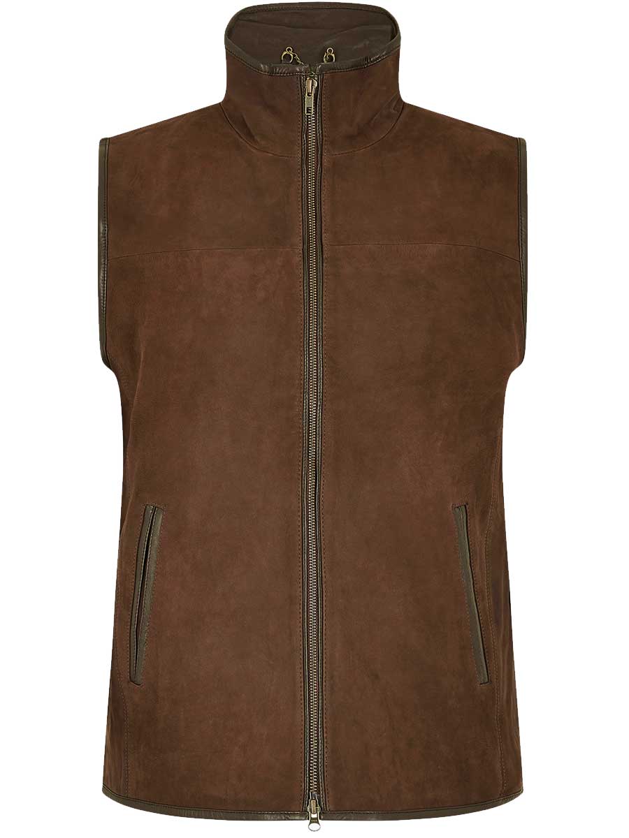 DUBARRY Dunhill Leather Gilet - Mens - Walnut - Image 2