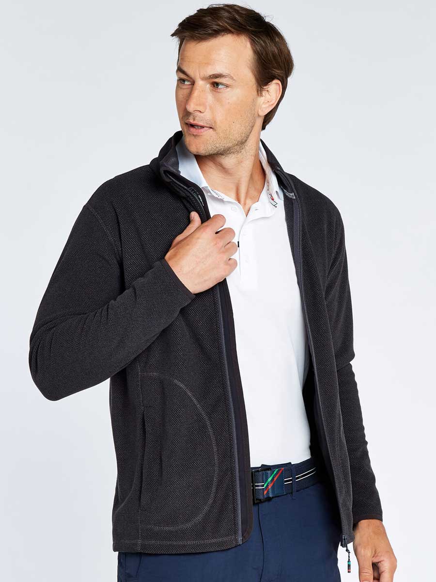 30% OFF - DUBARRY Mustique Mens Full-Zip Technical Fleece - Graphite - Size: 3XL