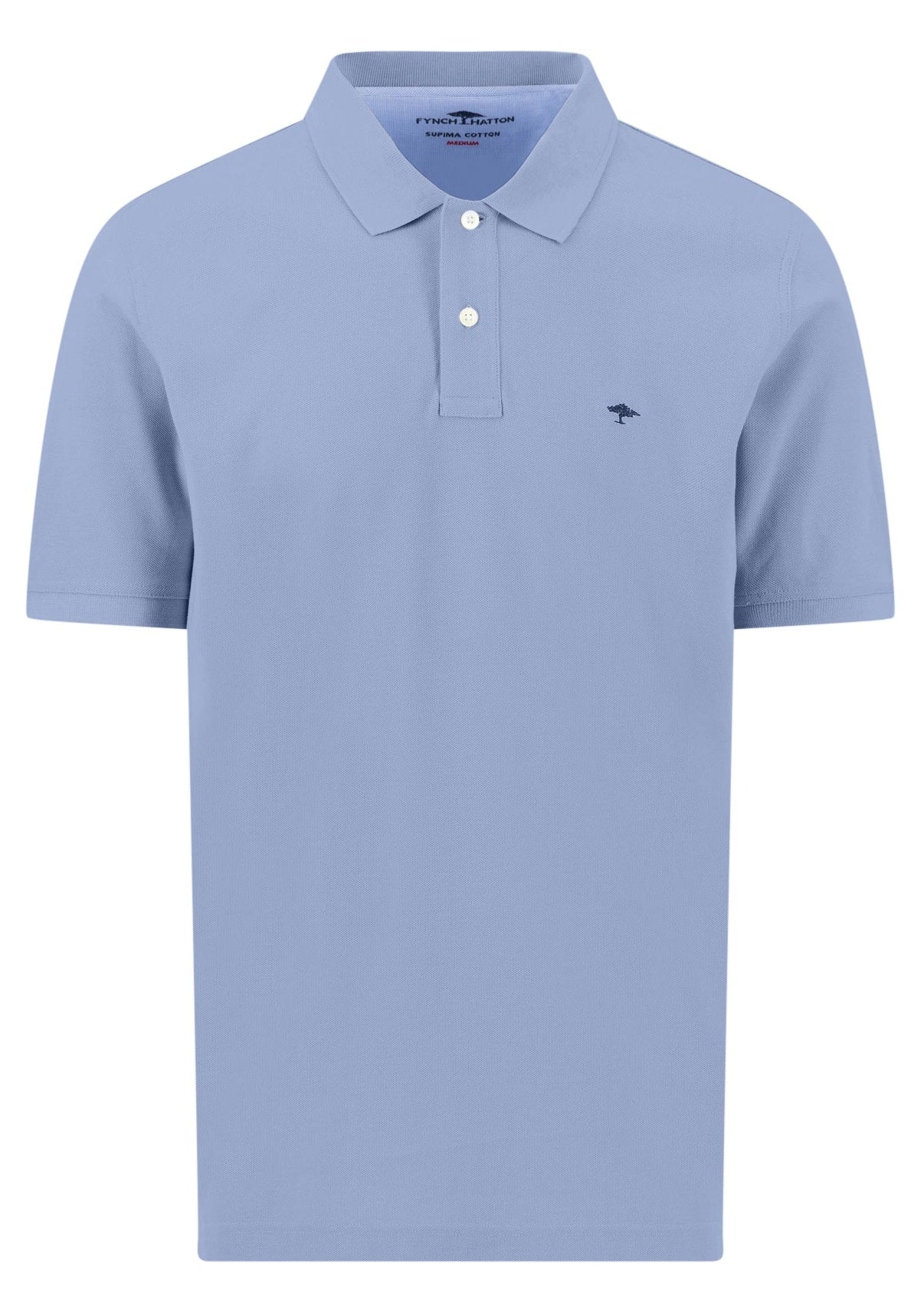 30% OFF - FYNCH HATTON Pique Polo Shirt - Men's Supima Cotton – New Breeze - Size: LARGE