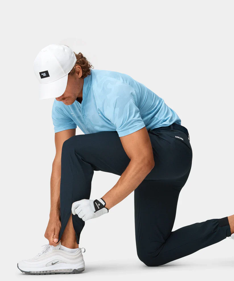 30% OFF - MACADE Men’s Four-Way Stretch Golf Joggers – Tapered Performance Fit – Navy - Size: 30 SHORT - Image 6