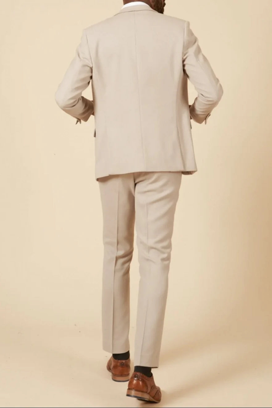 60% OFF - MARC DARCY HM5 Tailored Blazer - Stone - Sizes: 44 & 46 Regular - Image 5