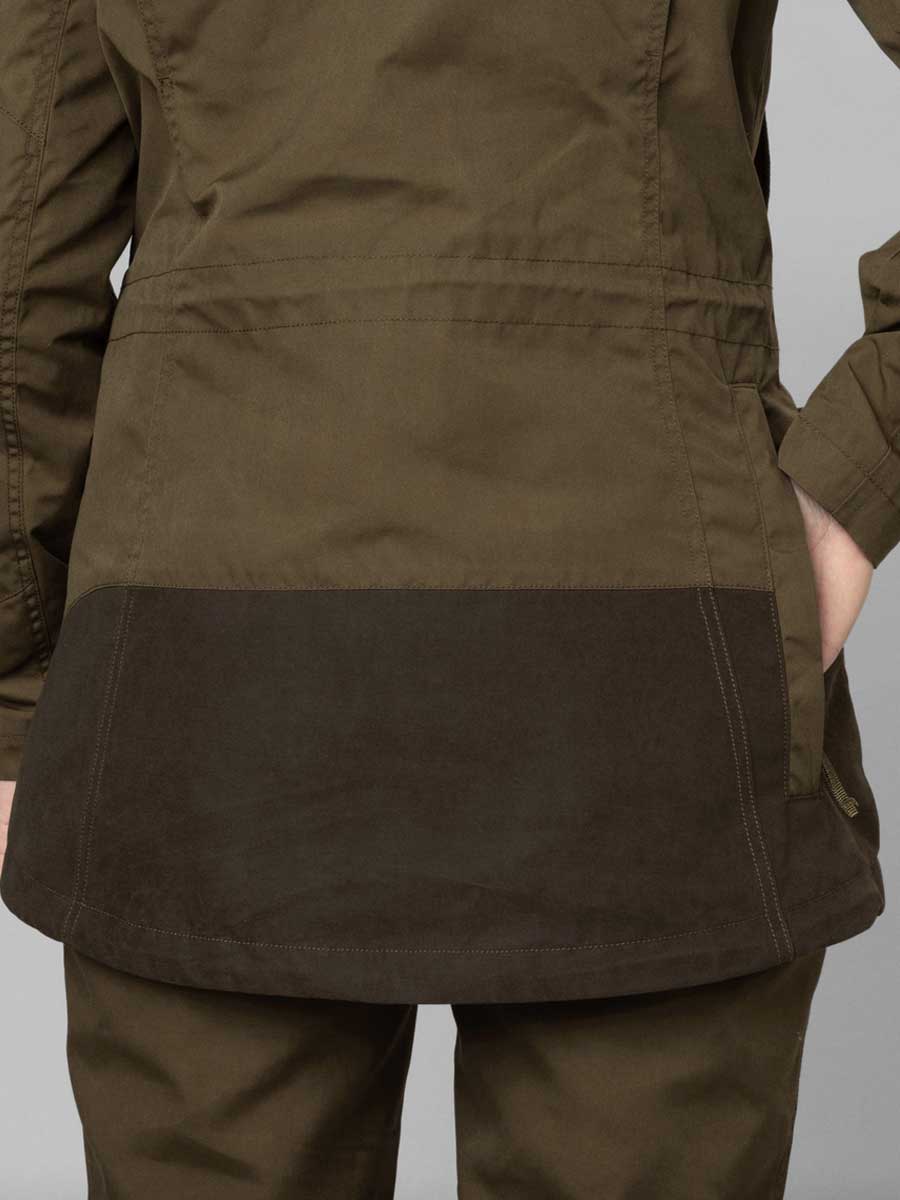SEELAND Key Point Kora Waterproof Jacket - Ladies - Pine Green / Grizzly Brown - Image 13