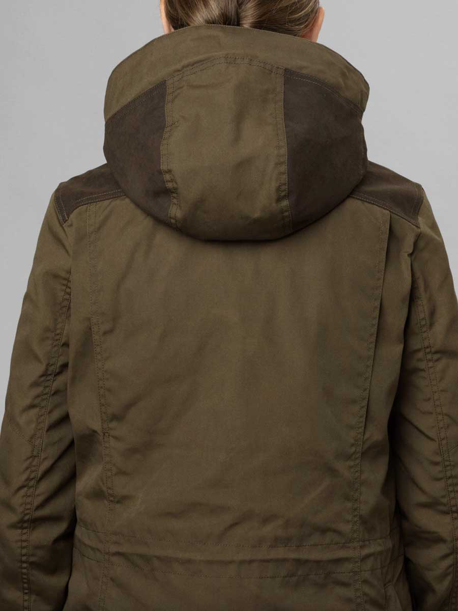 SEELAND Key Point Kora Waterproof Jacket - Ladies - Pine Green / Grizzly Brown - Image 15