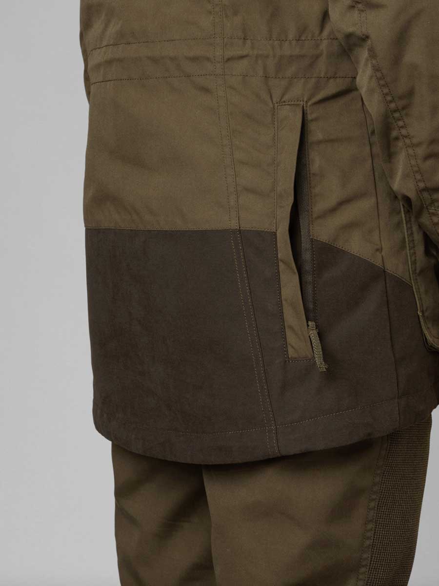 SEELAND Key Point Kora Waterproof Jacket - Ladies - Pine Green / Grizzly Brown - Image 4