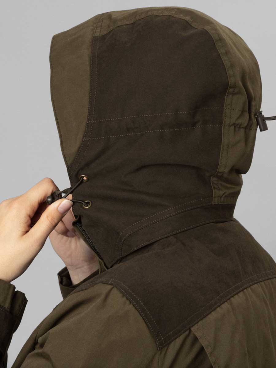 SEELAND Key Point Kora Waterproof Jacket - Ladies - Pine Green / Grizzly Brown - Image 8