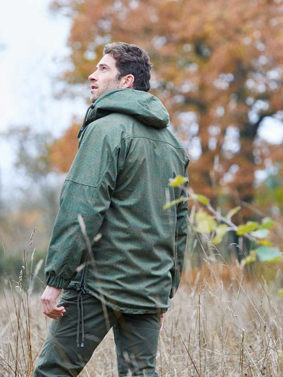 ALAN PAINE Didsmere Mens Waterproof Smock - Olive - Image 3