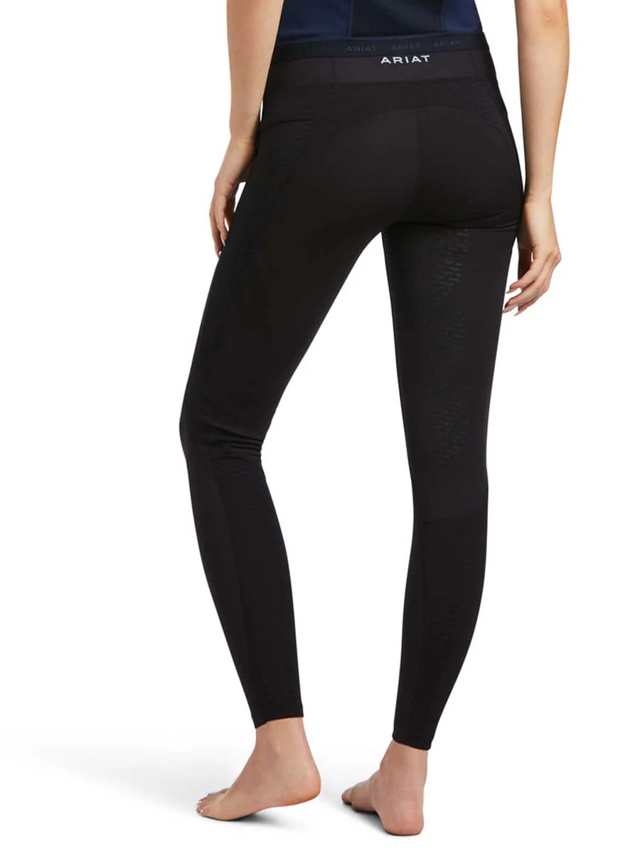 ARIAT Ascent Half Grip Riding Tights - Womens - Black - Image 3