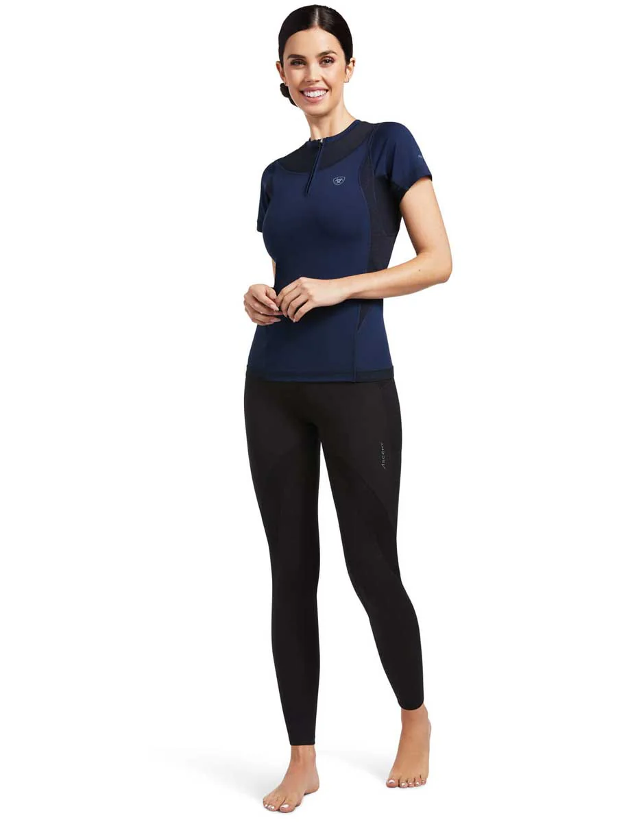 ARIAT Ascent Half Grip Riding Tights - Womens - Black - Image 4