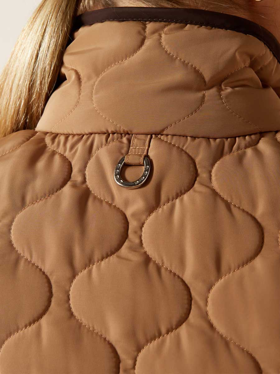 ARIAT Ashley 2.0 Insulated Gilet - Womens - Tiger's Eye - Image 2