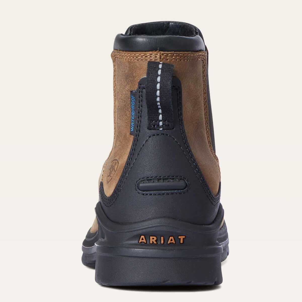 ARIAT Barnyard Twin Gore II Waterproof Boots - Mens - Antique Brown - Image 4