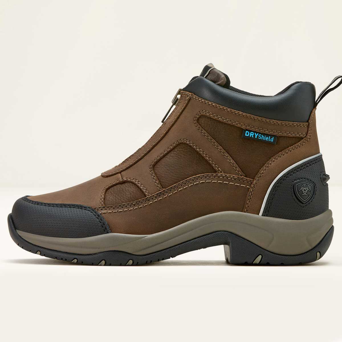 ARIAT Boots - Womens Terrain H20 Zip Waterproof - Palm Brown - Image 4