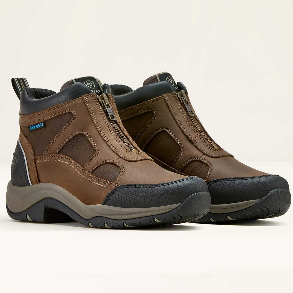 ARIAT Boots - Womens Terrain H20 Zip Waterproof - Palm Brown - Image 9