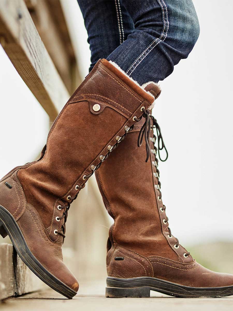 ARIAT Wythburn Tall Boots - Womens Waterproof Insulated - Dark Brown - Image 3