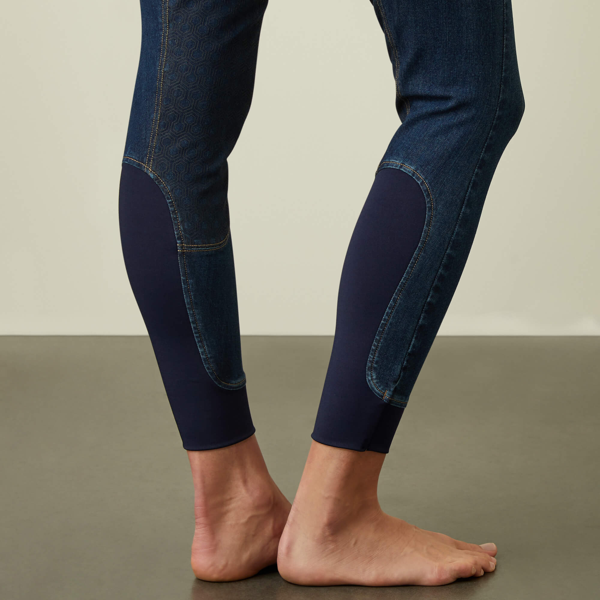 50% OFF - ARIAT Halo Denim Riding Breeches – Womens Full Seat - Marine Blue - Size: 34" Waist - Image 5