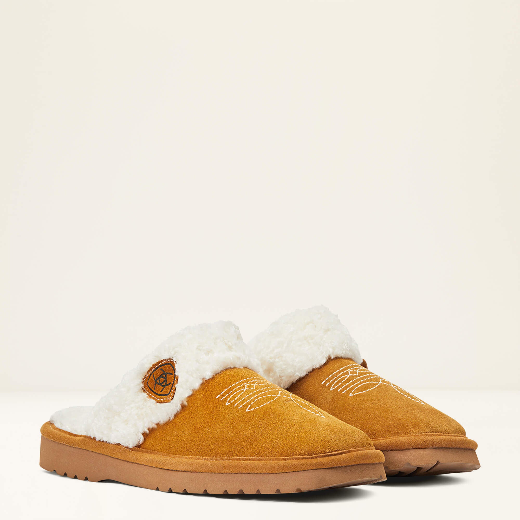 ARIAT Jackie Western Square Toe Slippers – Women’s – Chestnut - Image 5