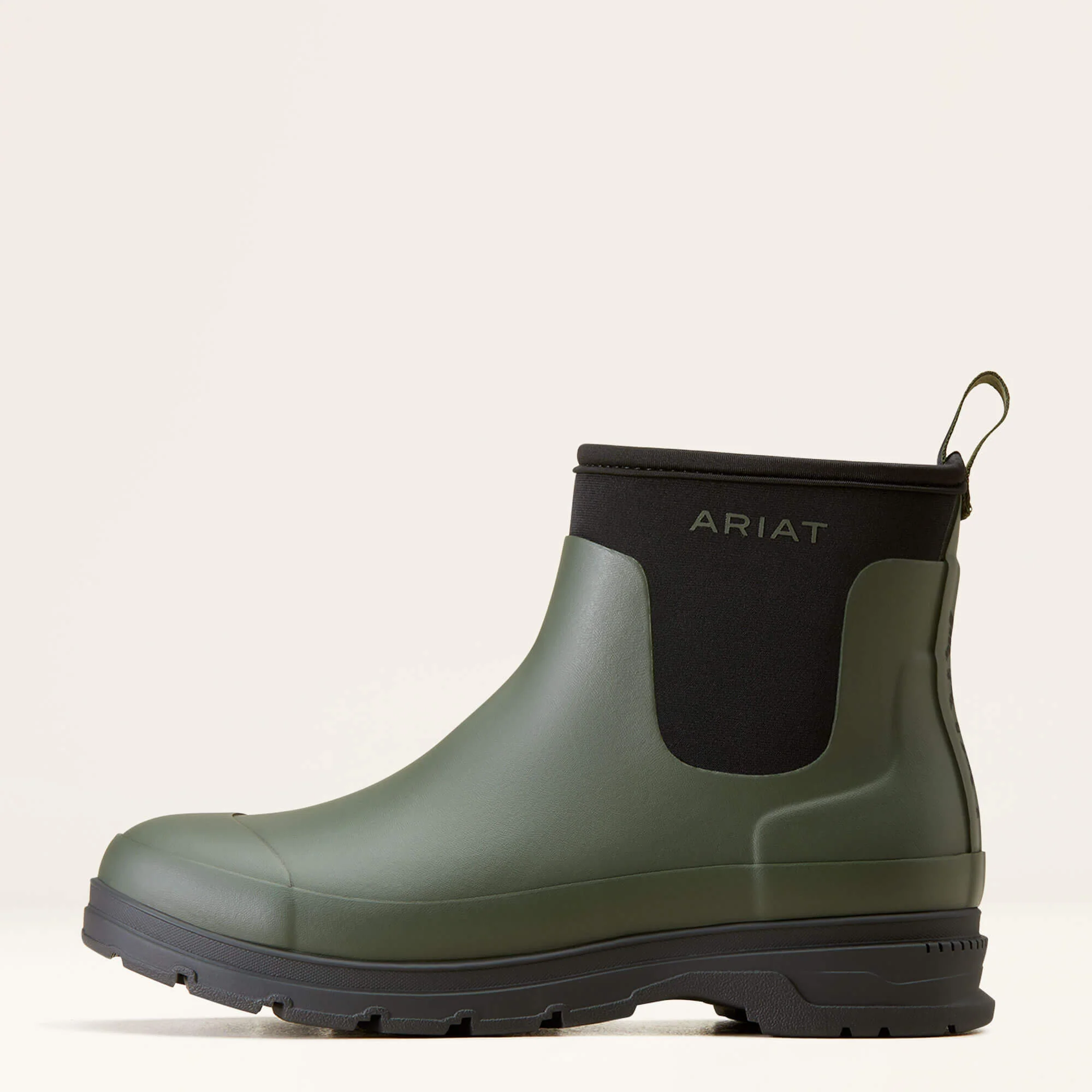 ARIAT Kelmarsh Shortie Rubber Boots - Womens - Olive - Image 3