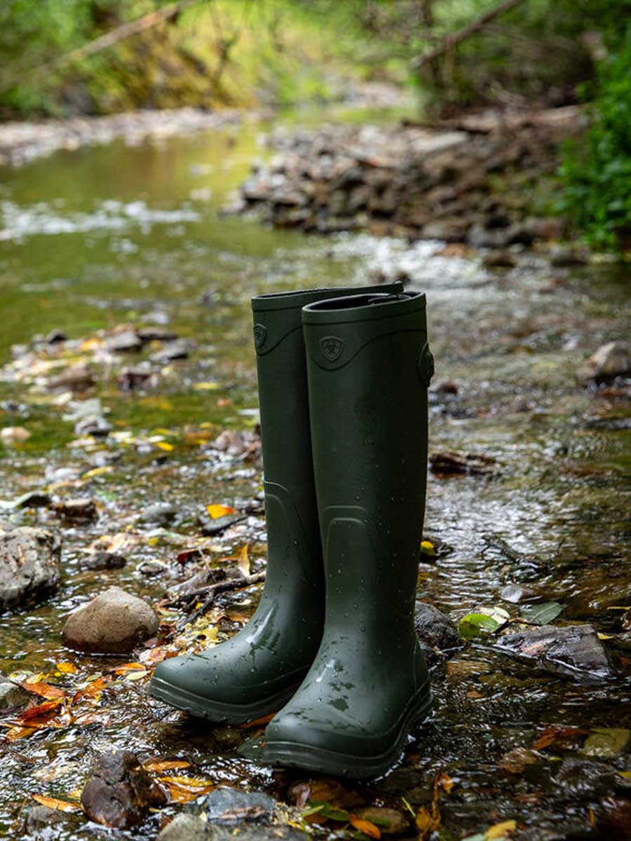 ARIAT Kelmarsh Wellington Boots - Womens - Olive - Image 2