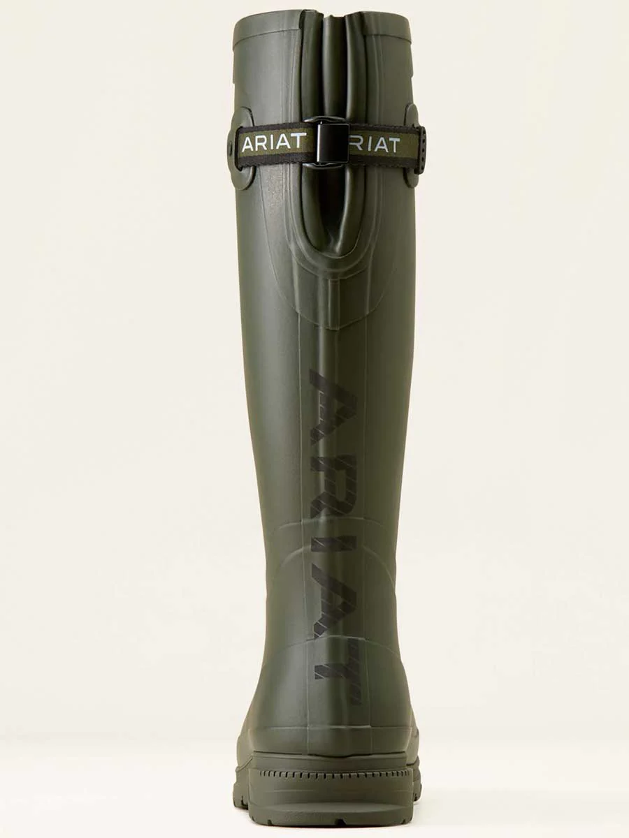 ARIAT Kelmarsh Wellington Boots - Womens - Olive - Image 3