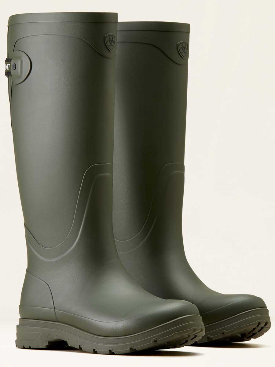 ARIAT Kelmarsh Wellington Boots - Womens - Olive - Image 8