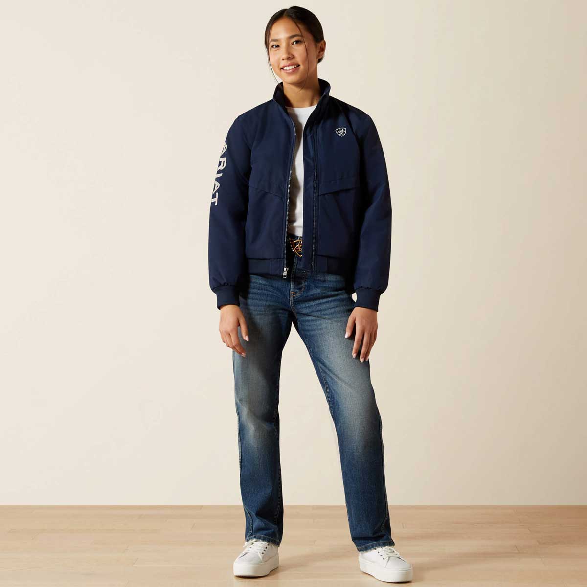 ARIAT Stable 2.0 Insulated Jacket - Kids - Navy - Image 2