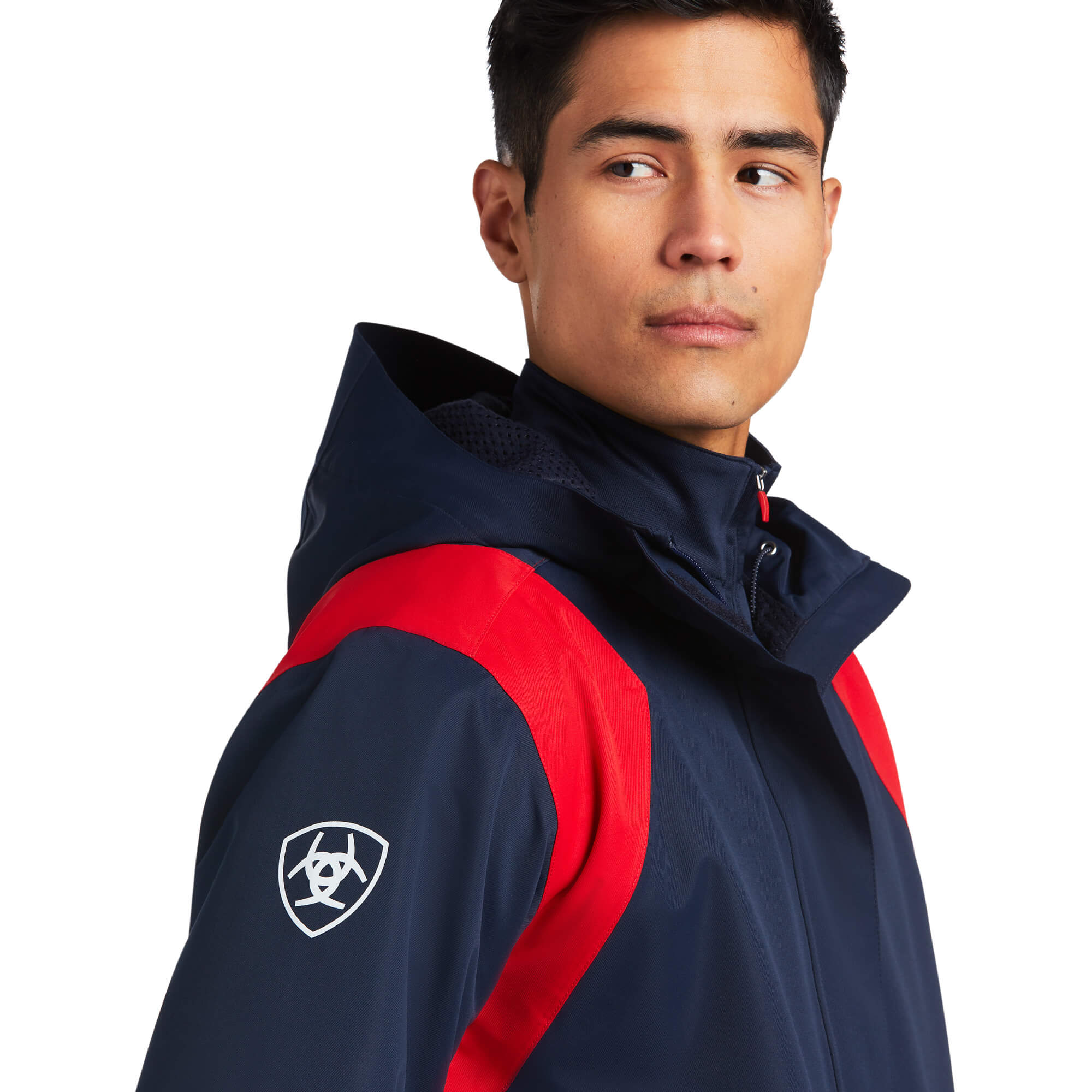 ARIAT Mens Spectator Waterproof Jacket - Team Navy - Image 3