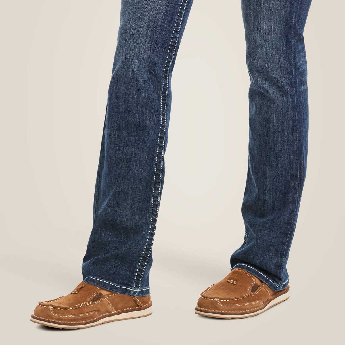 ARIAT R.E.A.L Mid Rise Stretch Ivy Stackable Straight Jeans - Women's - Dresden - Image 5