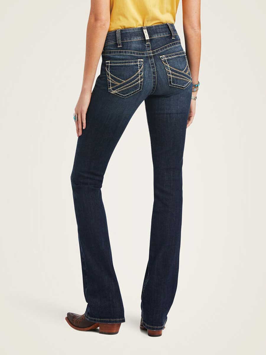 ARIAT R.E.A.L Perfect Rise Lexie Boot Cut Jeans - Women's - Missouri - Image 2