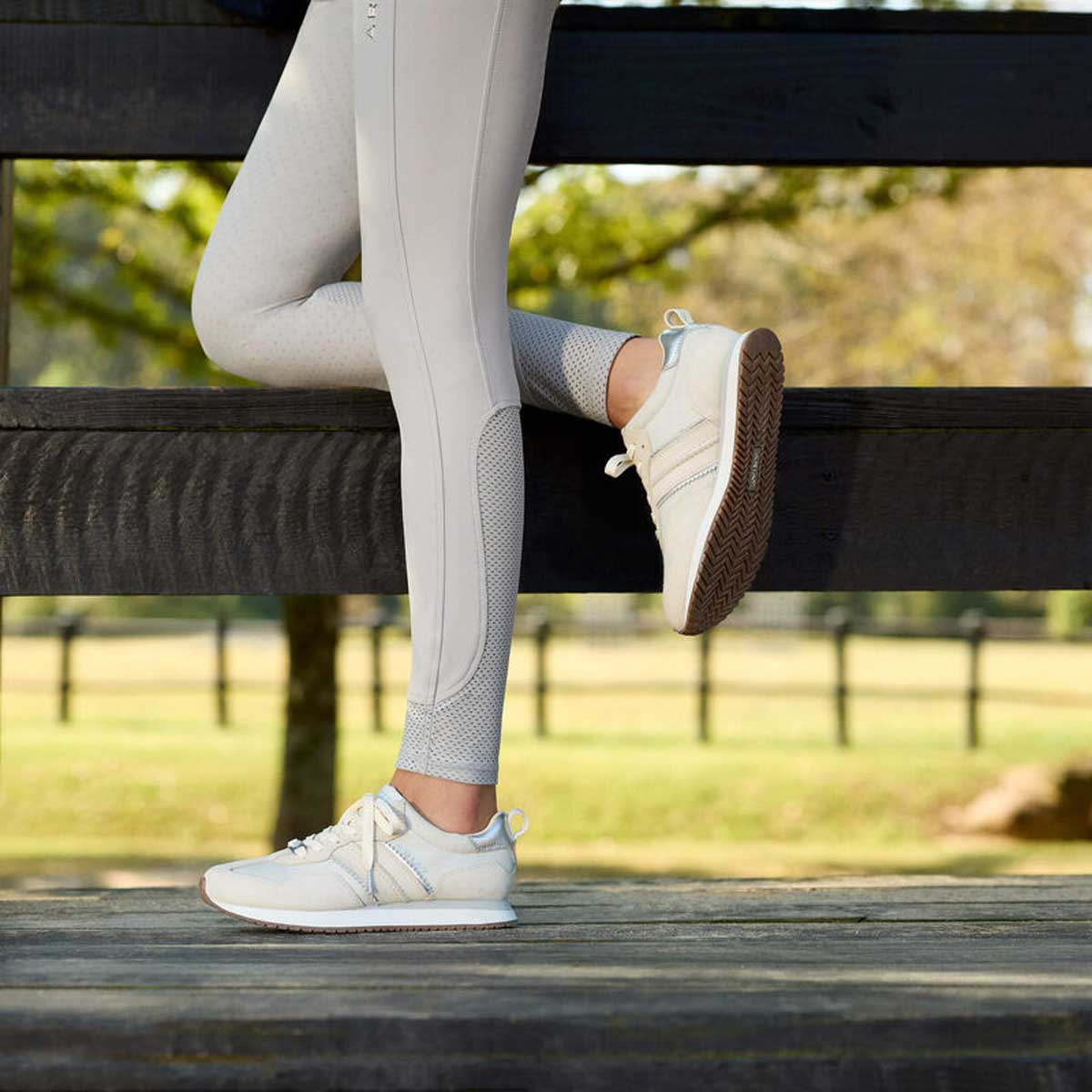 ARIAT Ranch Runner Trainers - Womens - Buttercream - Image 2