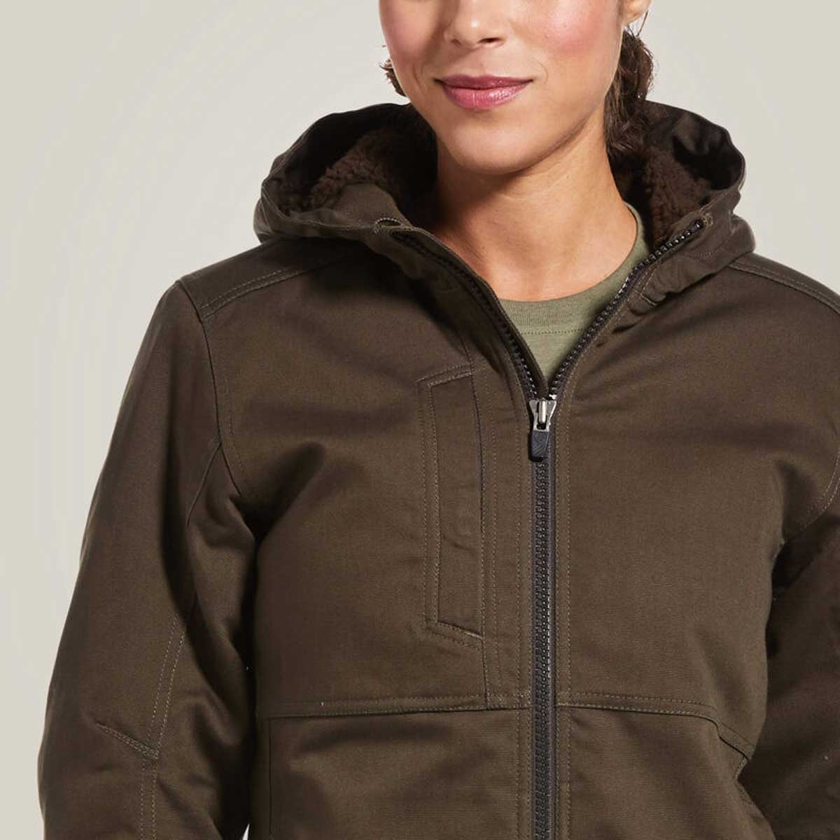 ARIAT Rebar DuraCanvas Insulated Jacket - Womens - Wren - Image 3
