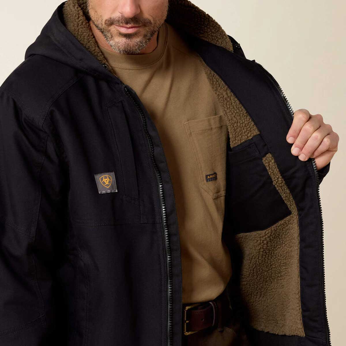 ARIAT Rebar DuraCanvas Jacket - Mens - Black - Image 6