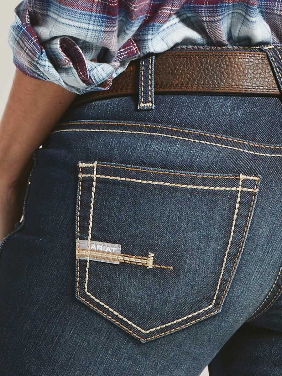 ARIAT Rebar DuraStretch Riveter Boot Cut Jean - Women's - Hallow - Image 5