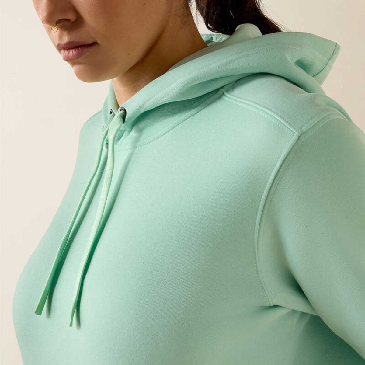 ARIAT Rebar Lightweight Graphic Hoodie - Womens - Lichen - Image 6