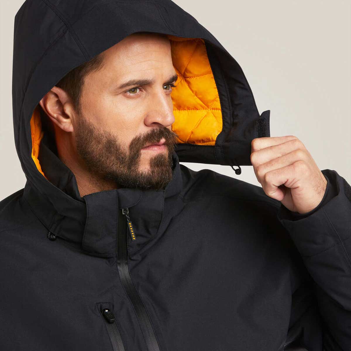 ARIAT Rebar Storm Fighter II Waterproof Jacket - Mens - Black - Image 4