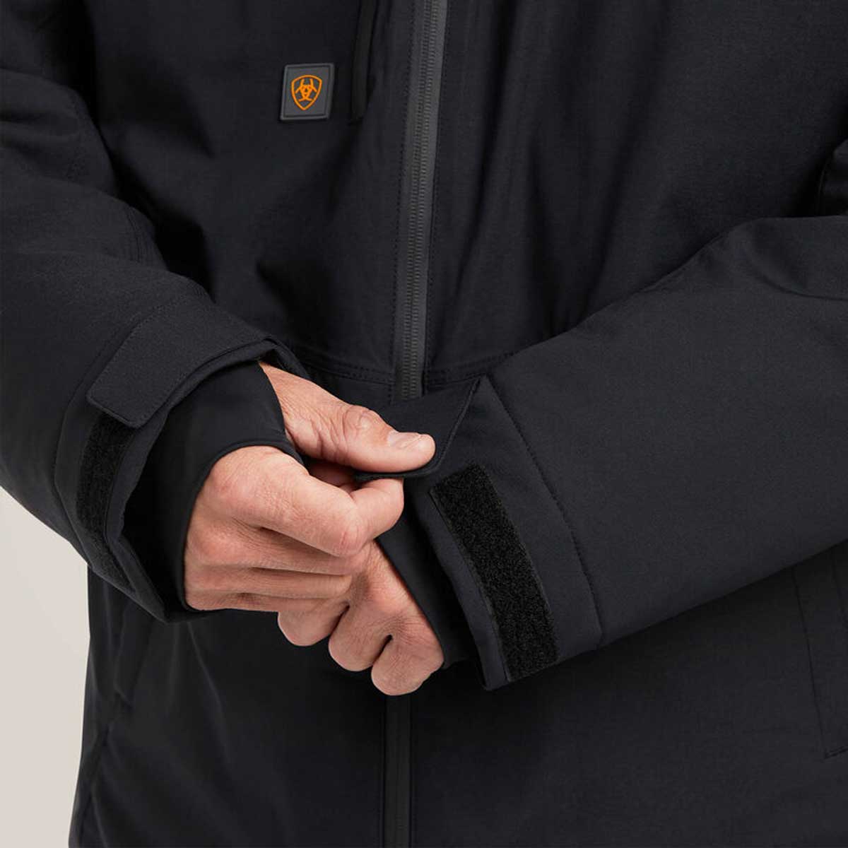 ARIAT Rebar Storm Fighter II Waterproof Jacket - Mens - Black - Image 6