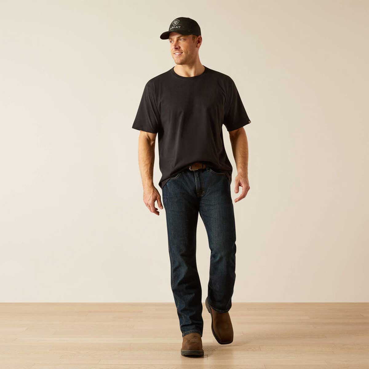 ARIAT Rebar Strong Cotton T-Shirt - Mens - Black - Image 3