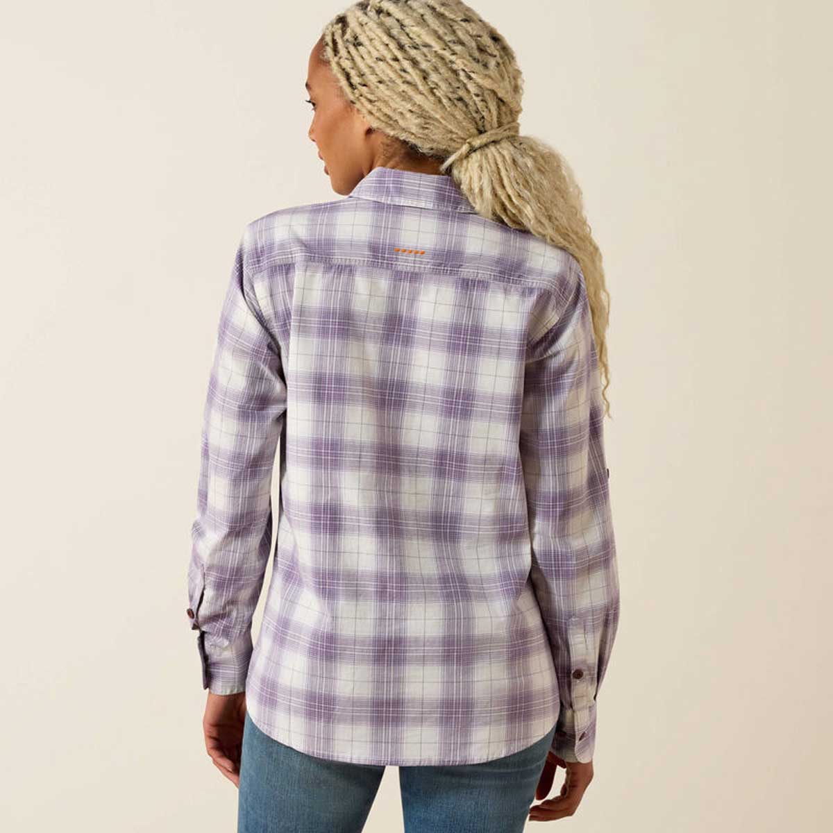 ARIAT Rebar Tough DuraStretch Work Shirt - Womens - Thistle - Image 2