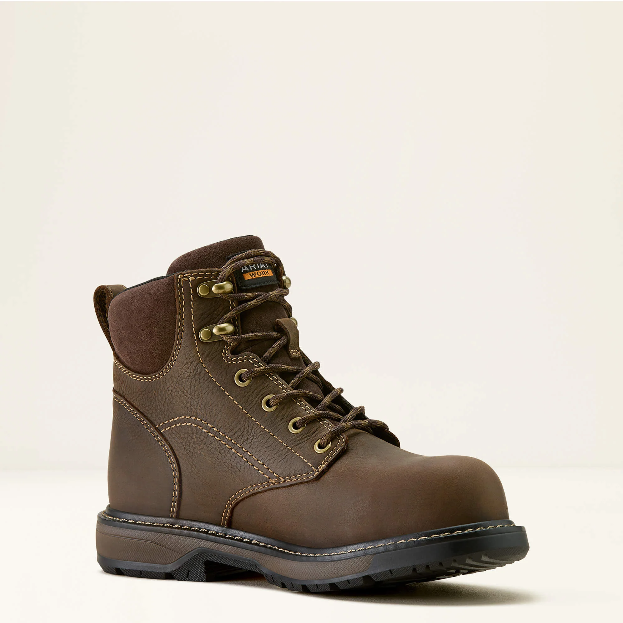 ARIAT Riveter 6" Waterproof Work Boots – Women's Composite Toe – Dark Brown - Image 7