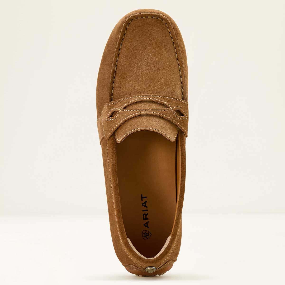 ARIAT Selene Driving Shoe - Womens - Caramel Suede - Image 5