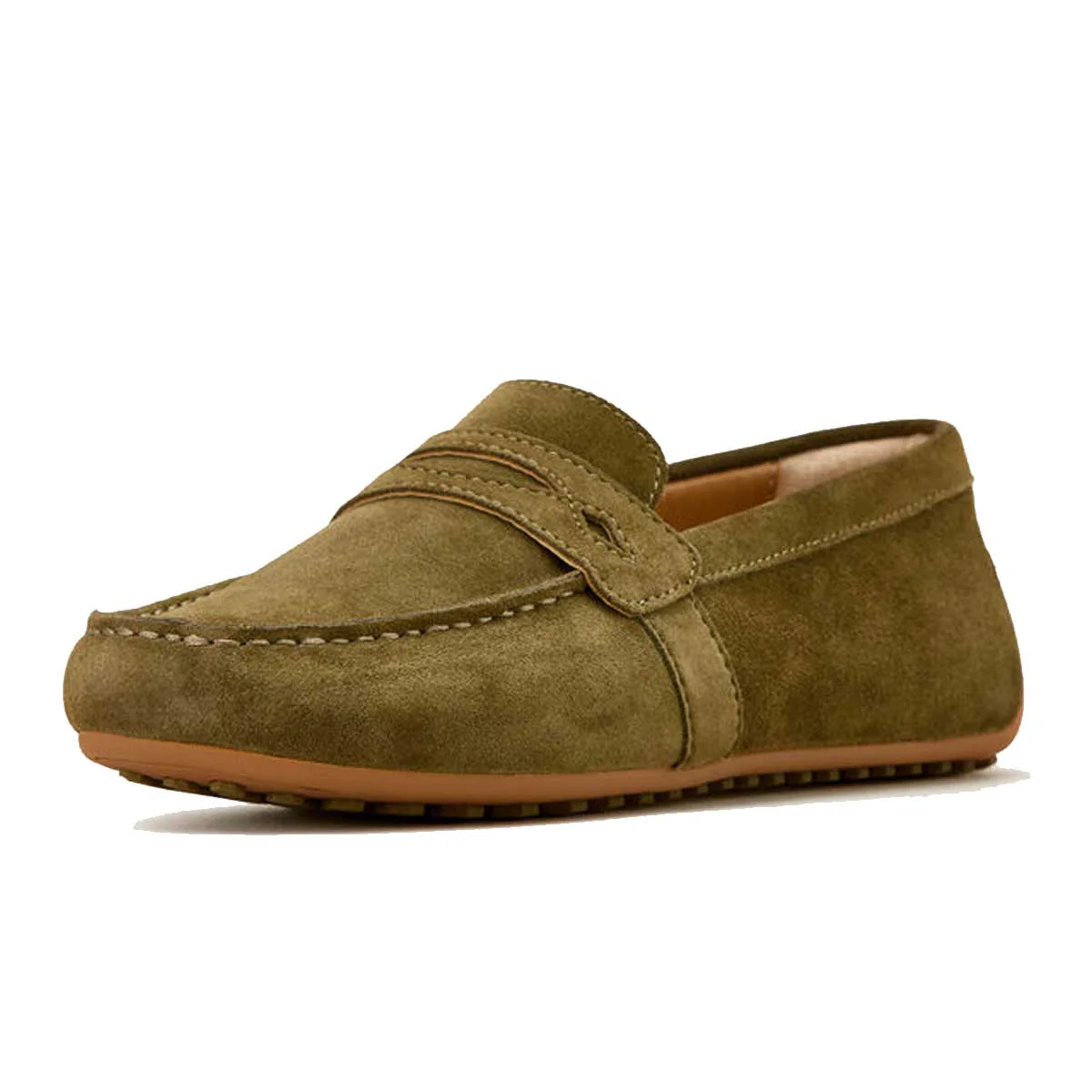ARIAT Selene Driving Shoe - Womens - Dark Olive Suede