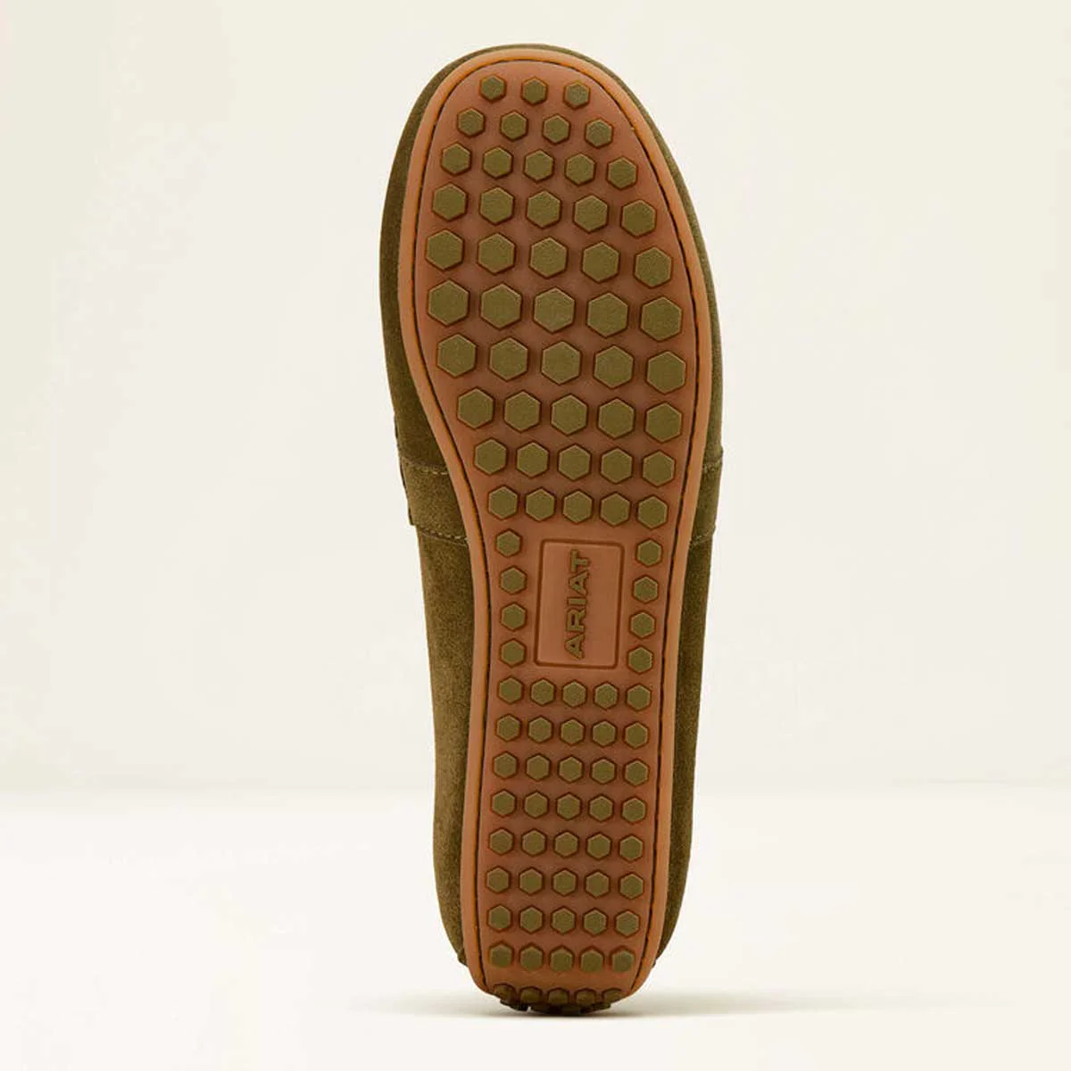 ARIAT Selene Driving Shoe - Womens - Dark Olive Suede - Image 2