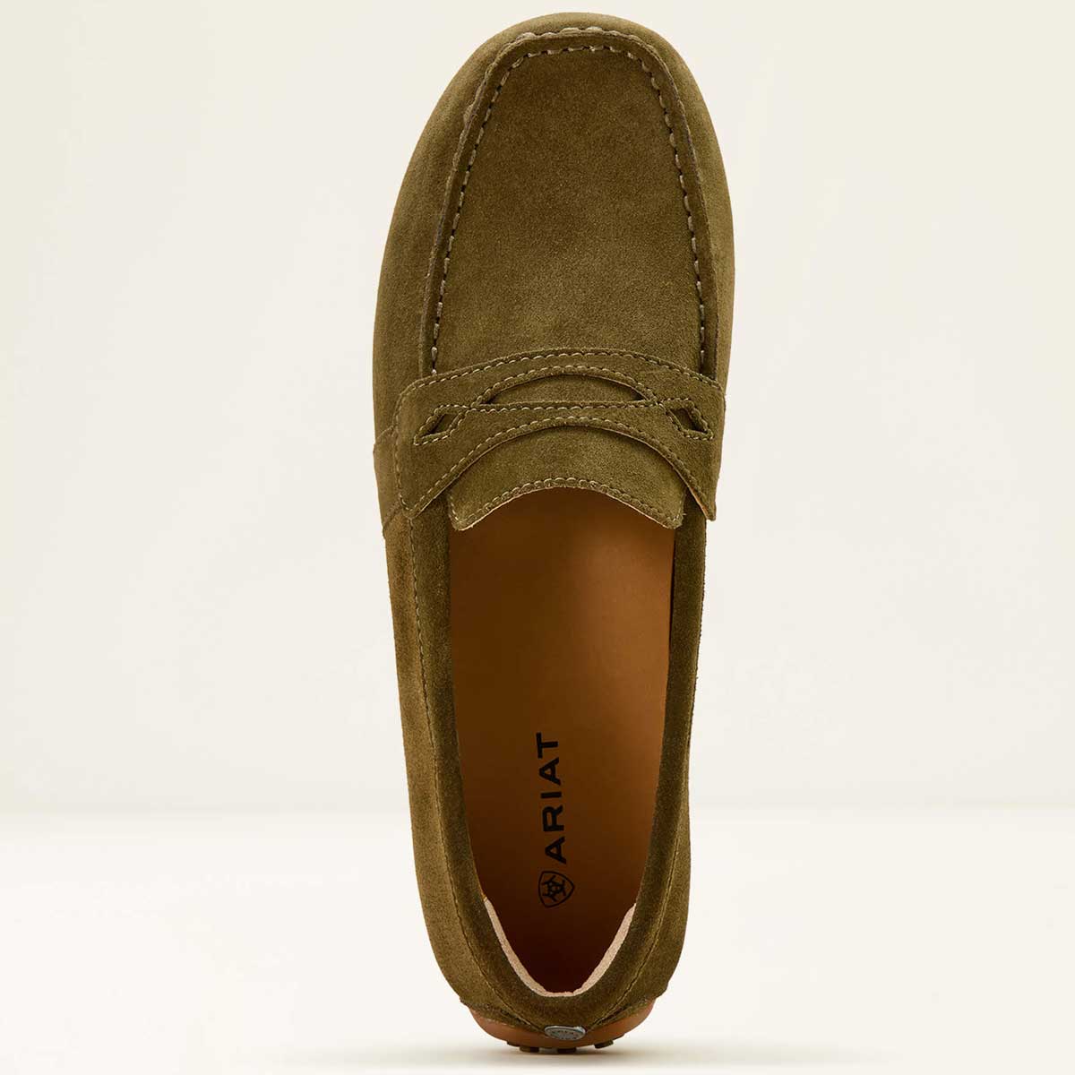 ARIAT Selene Driving Shoe - Womens - Dark Olive Suede - Image 4