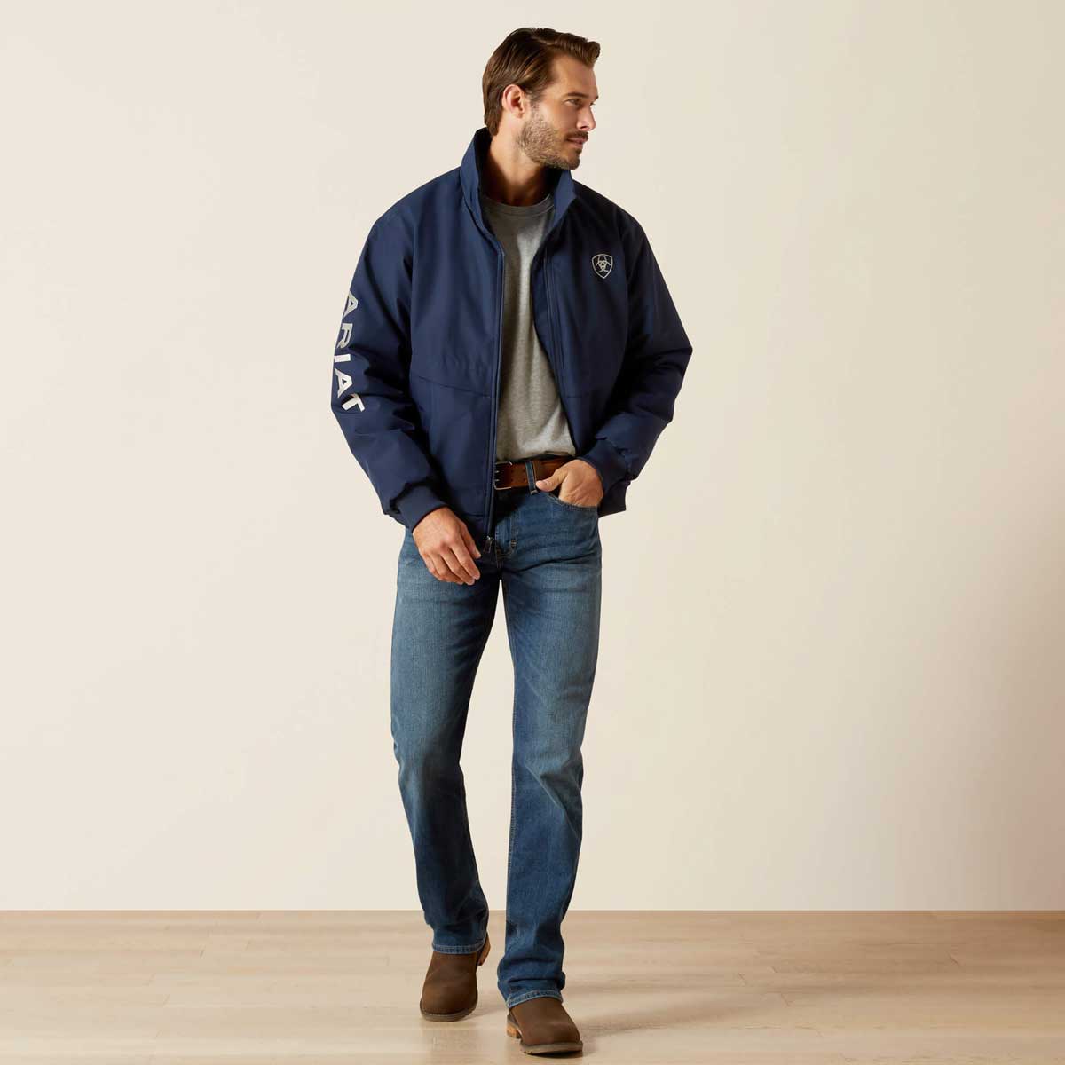 ARIAT Stable 2.0 Insulated Jacket - Mens - Navy - Image 2