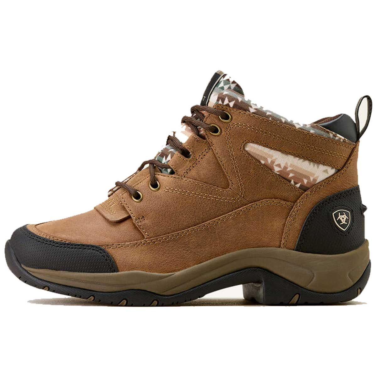 ARIAT Terrain Boots - Womens - Dark Tan / Natural Southwest Print - Image 2