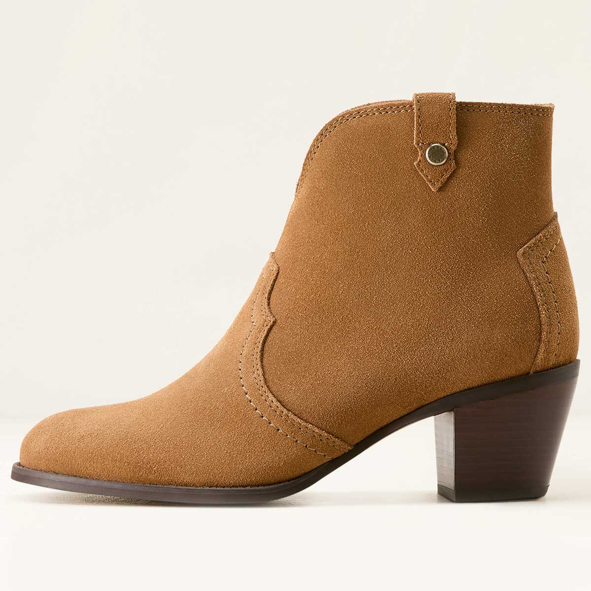 ARIAT Tilbury Ankle Boots - Womens - Carmel Suede - Image 2