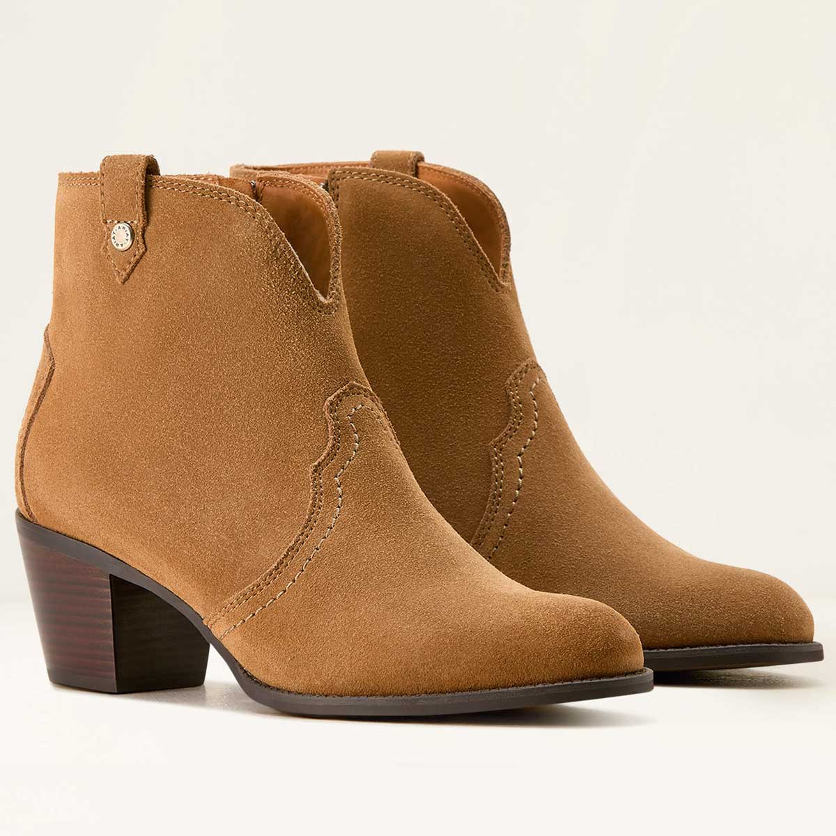 ARIAT Tilbury Ankle Boots - Womens - Carmel Suede - Image 6